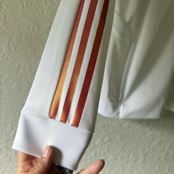 Adidas white pearl essence Tiro track jacket - Picture 6 of 6